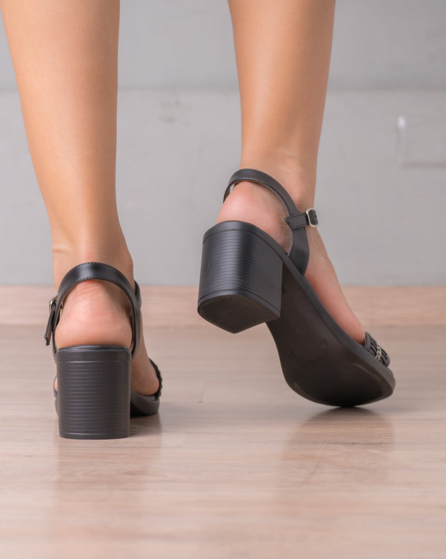 Sandalia Billie - Negro - Tienda Nébula