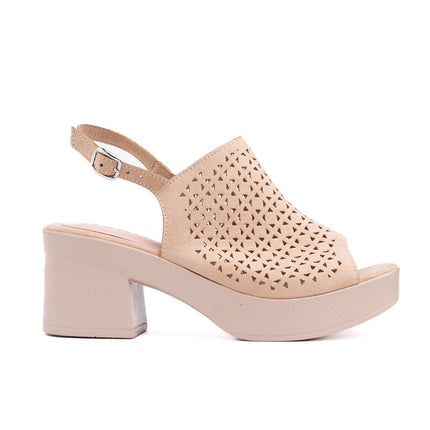 Sandalia Bonnie - Beige - Tienda Nébula