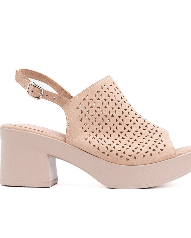 Sandalia Bonnie - Beige - Tienda Nébula