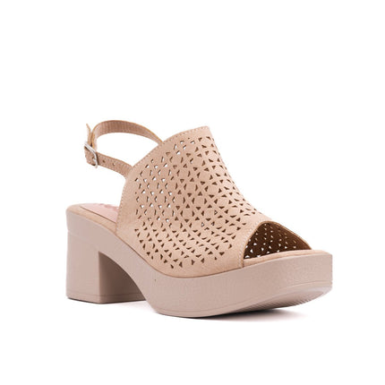 Sandalia Bonnie - Beige - Tienda Nébula