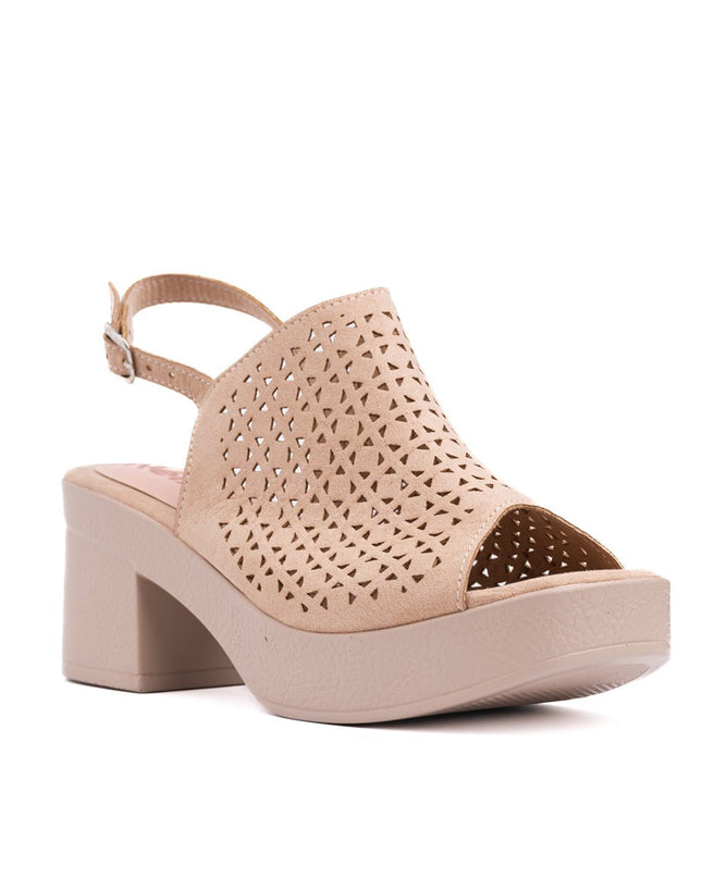 Sandalia Bonnie - Beige - Tienda Nébula