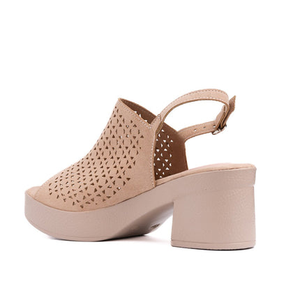 Sandalia Bonnie - Beige - Tienda Nébula