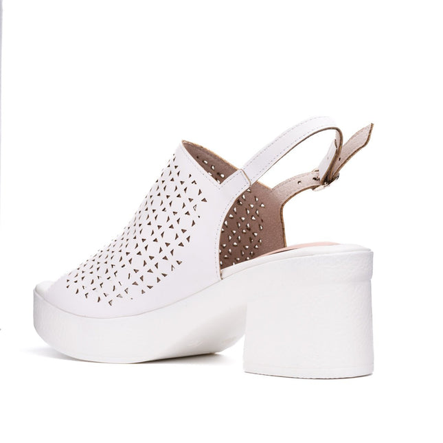 Sandalia Bonnie - Blanco - Tienda Nébula