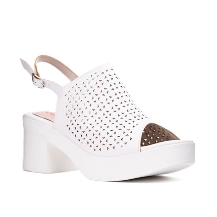 Sandalia Bonnie - Blanco - Tienda Nébula