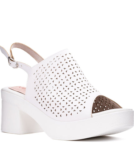 Sandalia Bonnie - Blanco - Tienda Nébula