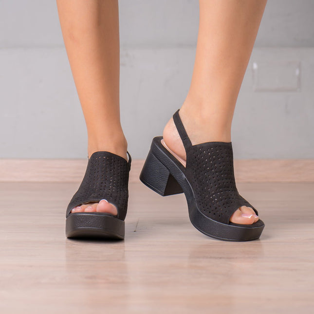 Sandalia Bonnie - Negro - Tienda Nébula