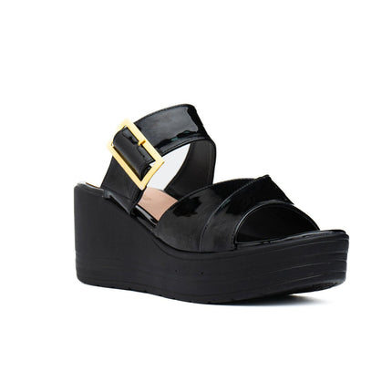 Sandalia Boyzwy - Negro Charol - Tienda Nébula