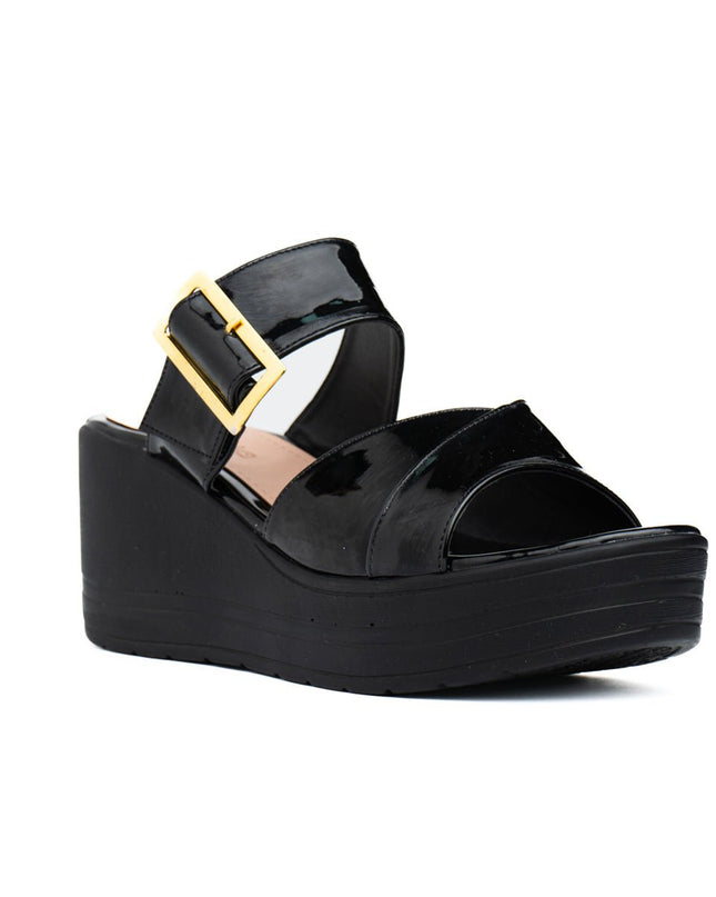 Sandalia Boyzwy - Negro Charol - Tienda Nébula