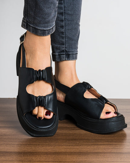 Sandalia Brakzon - Negro - Tienda Nébula