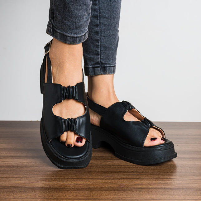 Sandalia Brakzon - Negro - Tienda Nébula