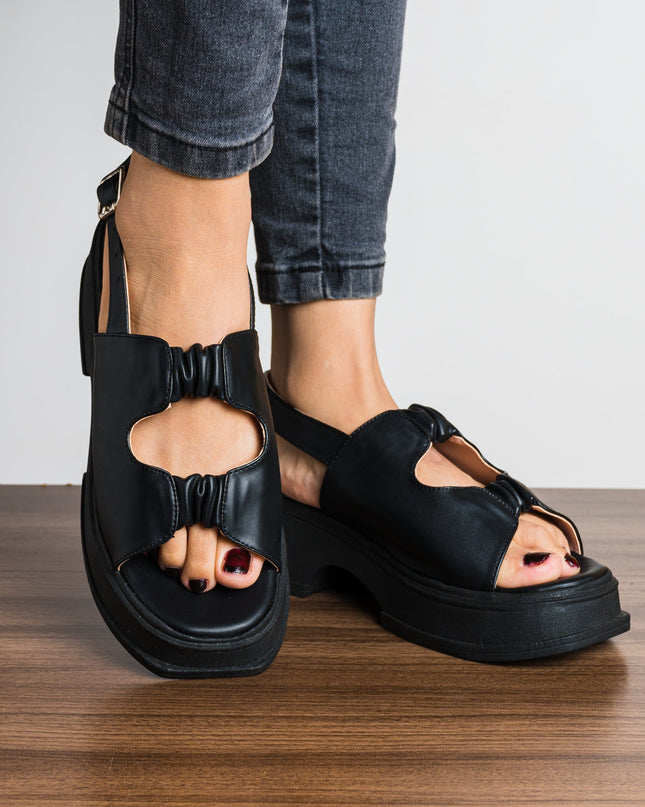 Sandalia Brakzon - Negro - Tienda Nébula