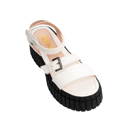 Sandalia Brana - Blanco - Tienda Nébula