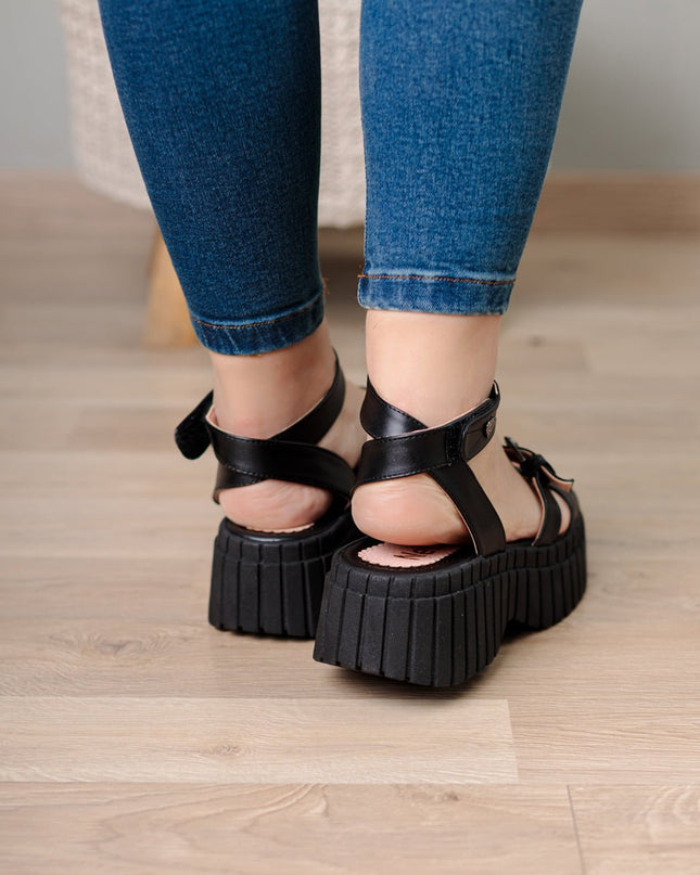 Sandalia Brana - Negro - Tienda Nébula