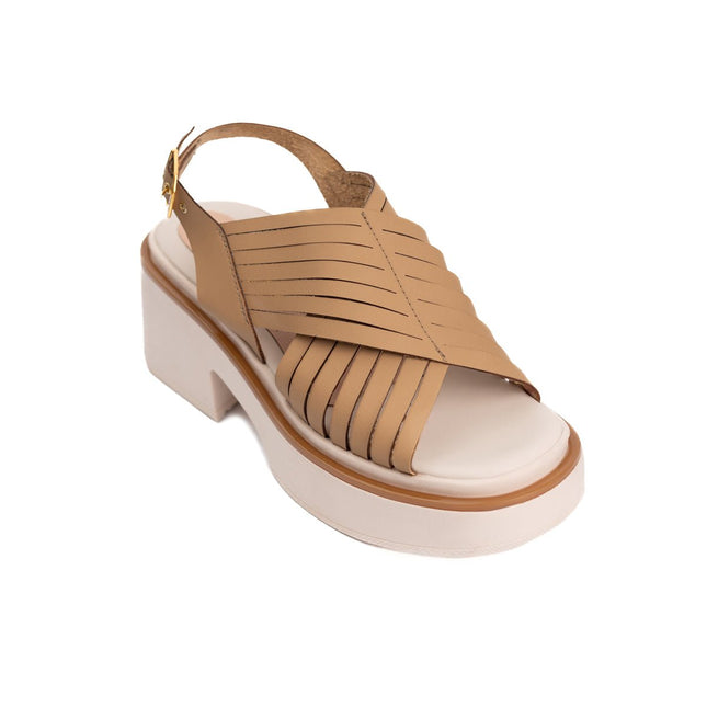 Sandalia Brentoni - Beige - Tienda Nébula