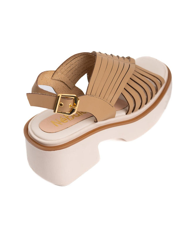 Sandalia Brentoni - Beige - Tienda Nébula