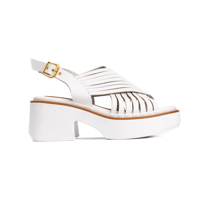 Sandalia Brentoni - Blanco - Tienda Nébula