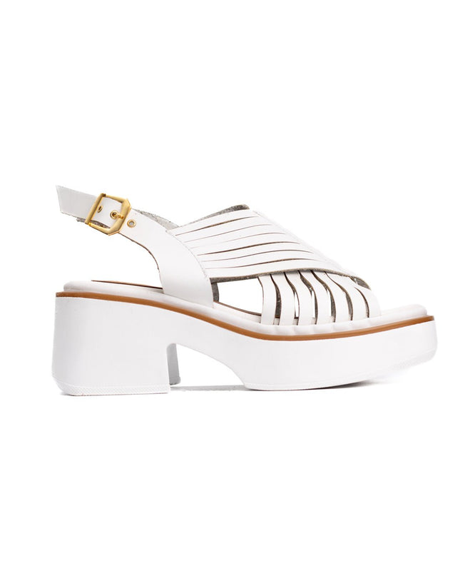 Sandalia Brentoni - Blanco - Tienda Nébula