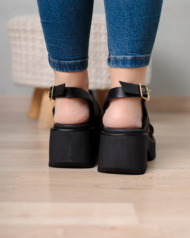 Sandalia Brentoni - Negro - Tienda Nébula