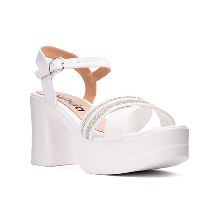 Sandalia Brill - Blanco - Tienda Nébula