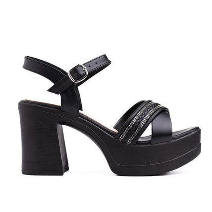 Sandalia Brill - Negro - Tienda Nébula