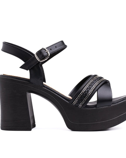 Sandalia Brill - Negro - Tienda Nébula