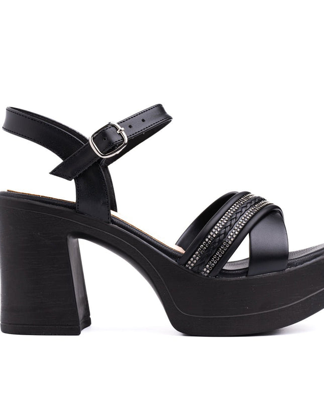 Sandalia Brill - Negro - Tienda Nébula