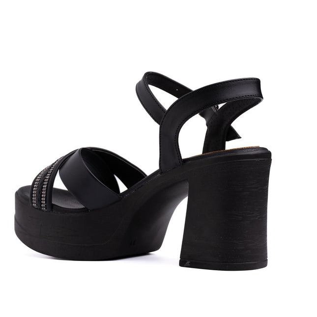 Sandalia Brill - Negro - Tienda Nébula