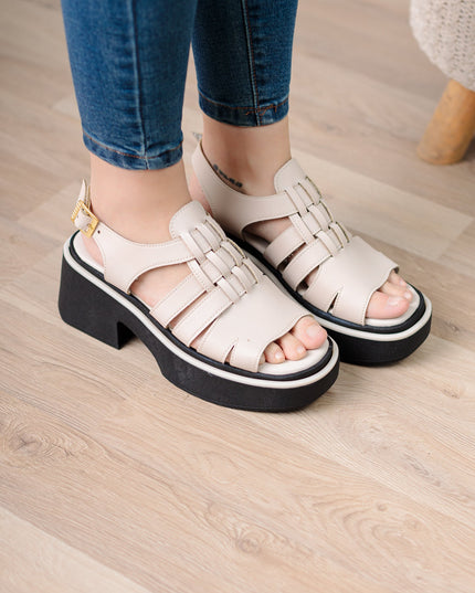 Sandalia Candia - Beige - Tienda Nébula