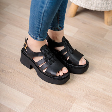 Sandalia Candia - Negro - Tienda Nébula