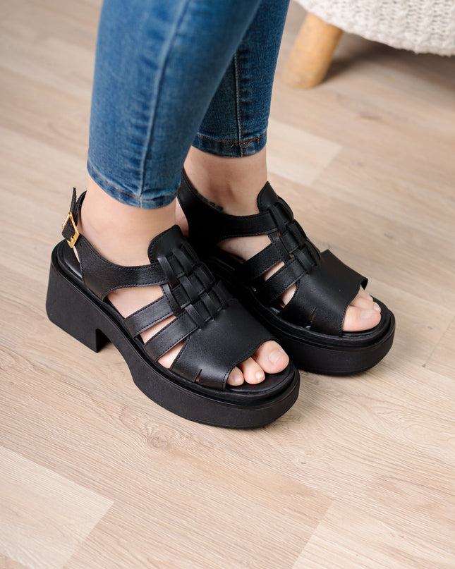 Sandalia Candia - Negro - Tienda Nébula