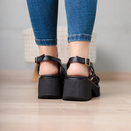 Sandalia Candia - Negro - Tienda Nébula
