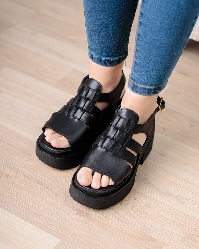 Sandalia Candia - Negro - Tienda Nébula
