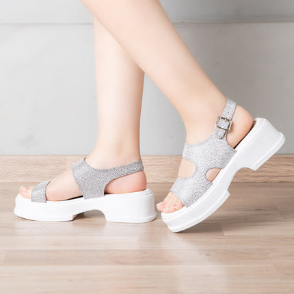 Sandalia Celebi - Blanco - Tienda Nébula