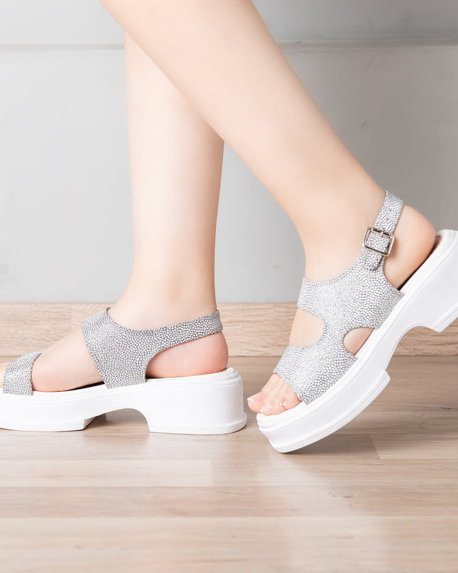 Sandalia Celebi - Blanco - Tienda Nébula