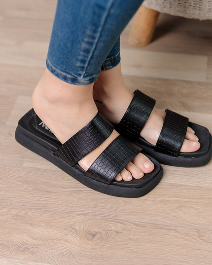 Sandalia Chicorita - Negro - Tienda Nébula
