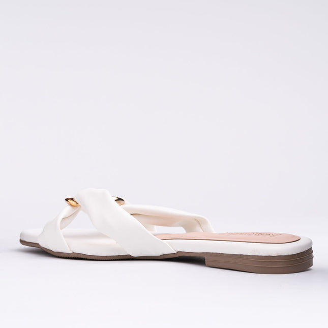 Sandalia Cosmina - Blanco - Tienda Nébula