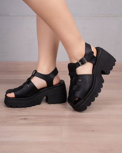 Sandalia Dakar - Negro - Tienda Nébula