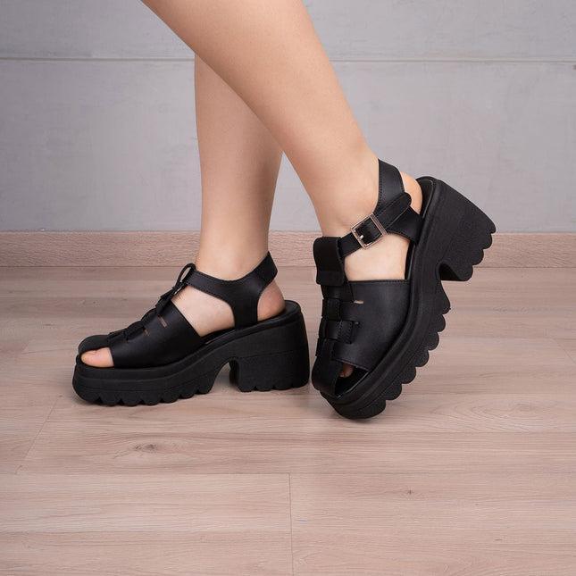 Sandalia Dakar - Negro - Tienda Nébula