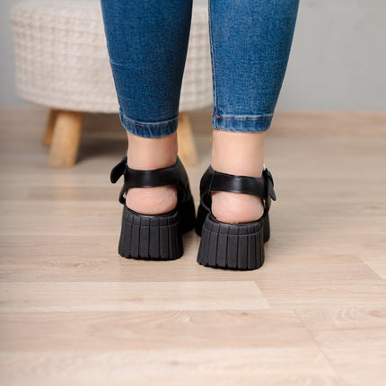 Sandalia Dovra - Negro - Tienda Nébula