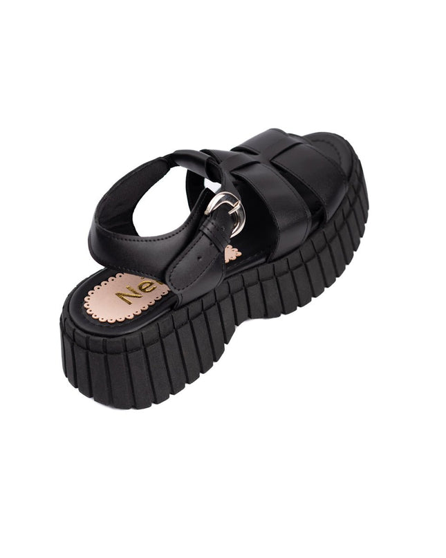 Sandalia Dovra - Negro - Tienda Nébula