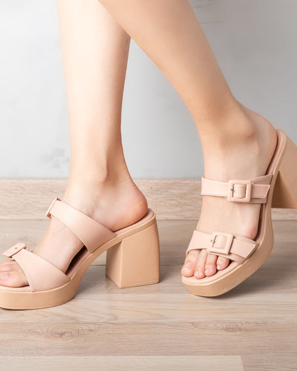 Sandalia Draymond - Nude - Tienda Nébula