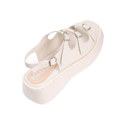 Sandalia Elel - Hueso - Tienda Nébula