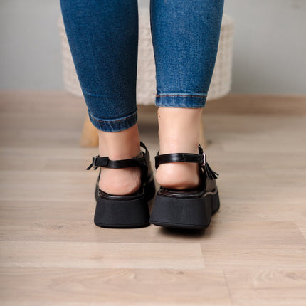 Sandalia Elel - Negro - Tienda Nébula