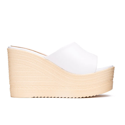 Sandalia Esmer - Blanco - Tienda Nébula