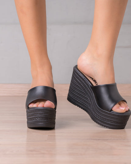 Sandalia Esmer - Negro - Tienda Nébula