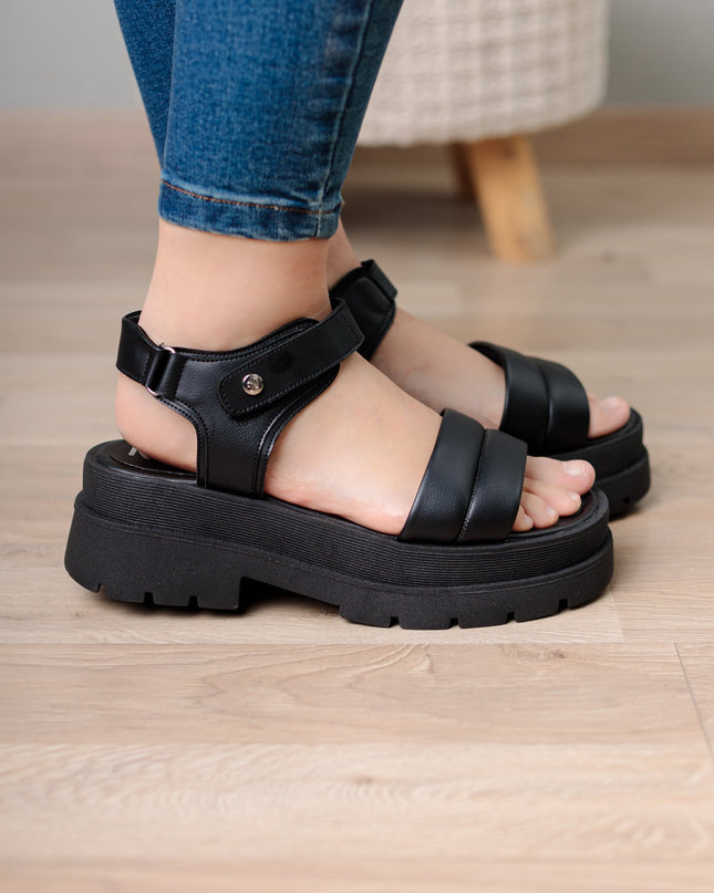 Sandalia Etche - Negro - Tienda Nébula