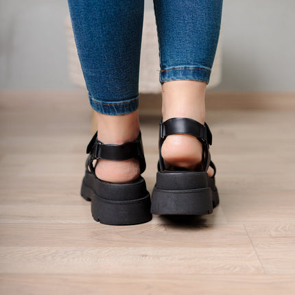 Sandalia Etche - Negro - Tienda Nébula