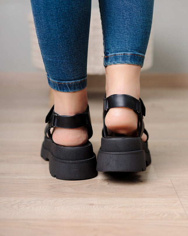Sandalia Etche - Negro - Tienda Nébula