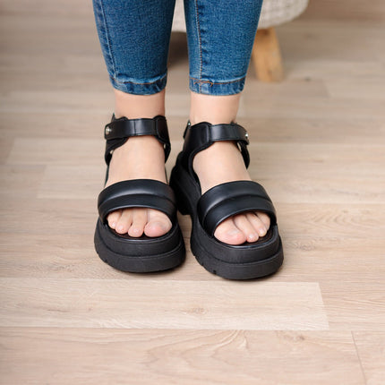 Sandalia Etche - Negro - Tienda Nébula