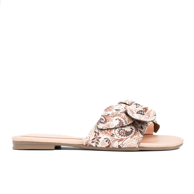 Sandalia Flor Floreado - Beige 2 - Tienda Nébula